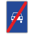 Дорожный знак 5.4 «Конец дороги для автомобилей» (металл 0,8 мм, III типоразмер: 1350х900 мм, С/О пленка: тип Б высокоинтенсив.)